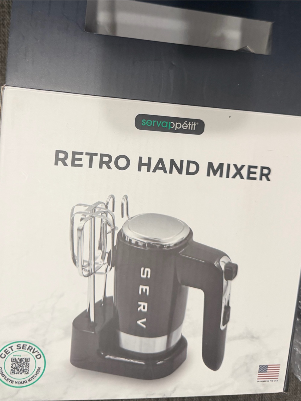 Servappétit Retro Hand Mixer in Black